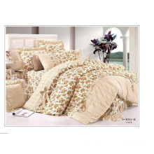 100% cotton pigment printed bedding set/bed cover sweet home